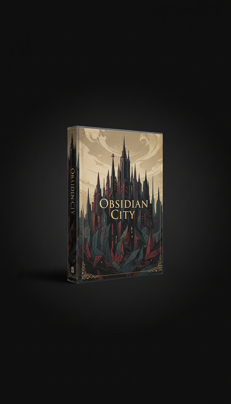 Obsidian City hardcover with slipcase