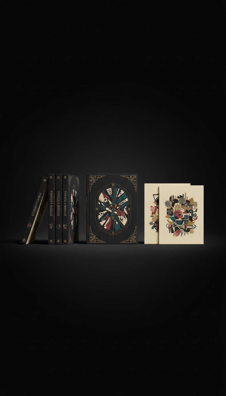 Fragments & Fables novel with artist prints